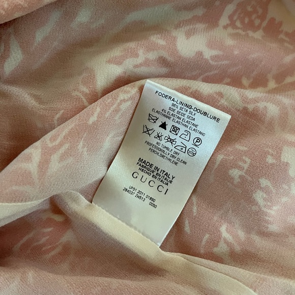 EUC | Gucci Mixed Floral Print Silk Sheath Dress!!! - Picture 11 of 12